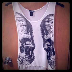 Skull muscle tank
